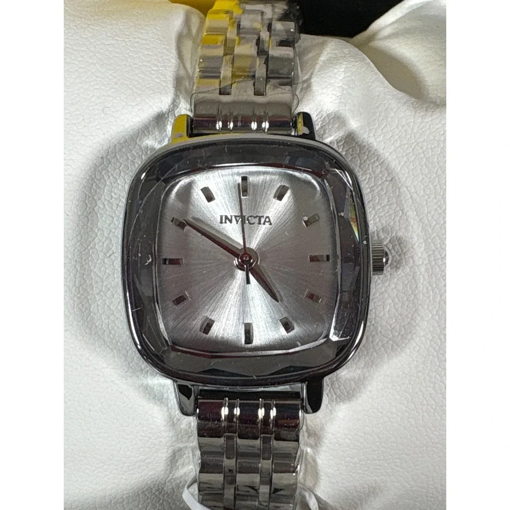 Invicta Womens 69416 Angel Silver Dial Stainless Steel Bracelet Watch New in Box